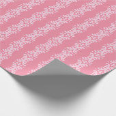 Scroll Dot in Roze Cadeaupapier (Hoek)