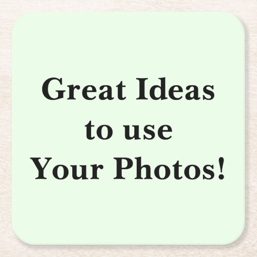 Scroll Down to See These ideas to Use YOUR Photos  Kartonnen Onderzetters (Voorkant)