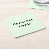 Scroll Down To See These Photo Christmas Cards Kartonnen Onderzetters (Schuin)