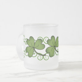 Scroll en Shamrock Matglas Koffiemok