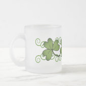 Scroll en Shamrock Matglas Koffiemok (Links)