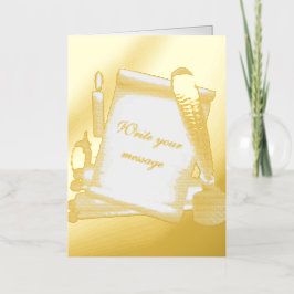 Scroll Folie Wenskaart