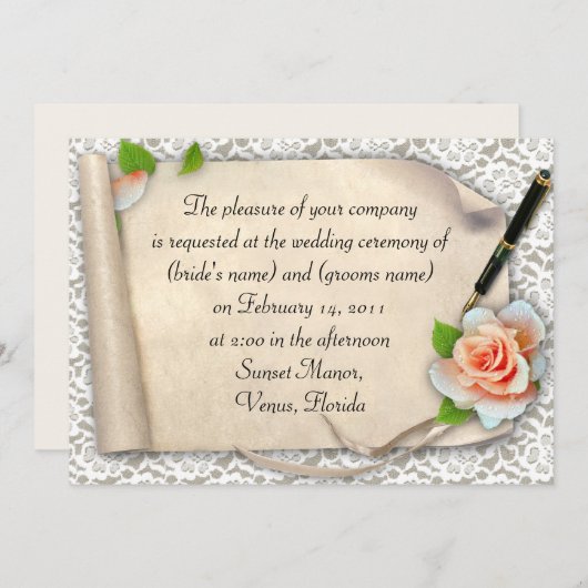 Scroll Kaart (Voorkant / Achterkant)