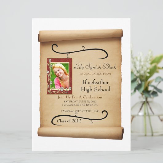 Scroll Kaart (Staand voorkant)