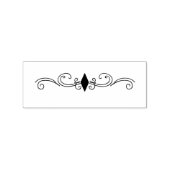 Scroll met Diamond Rubberstempel (Afrduk)