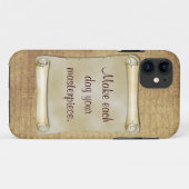 scroll met wijsheid Case-Mate iPhone case (Achterkant (horizontaal))