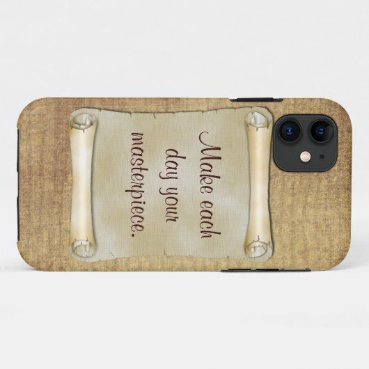 scroll met wijsheid Case-Mate iPhone case (Achterkant (horizontaal))