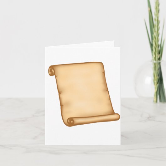 Scroll Note-kaarten openen Kaart (Voorkant)