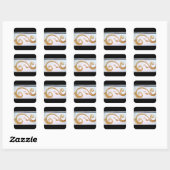 Scroll ontwerp door Billips op sticker voor envelo (Vel)