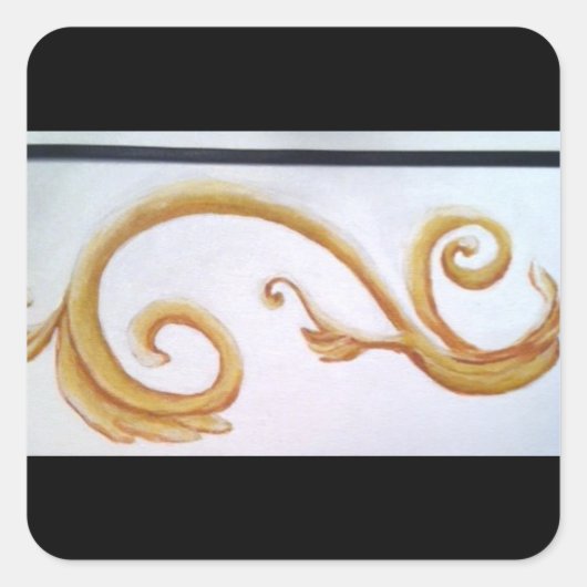Scroll ontwerp door Billips op sticker voor envelo (Voorkant)