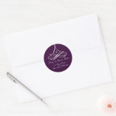 Scroll Ornament Adreslabel Stickers (Envelop)