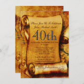 scroll parchment 2 | PERSONEELSEL Kaart (Voorkant / Achterkant)