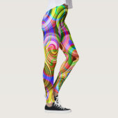 Scroll Pastel geometrisch abstract Leggings (Rechts)