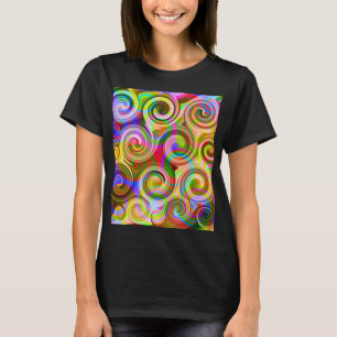 Scroll Pastel geometrisch abstract T-shirt