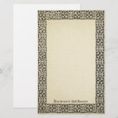  scroll rand perkament gepersonaliseerd briefpapier (Voorkant / Achterkant)