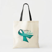 Scroll Ribbon - Aanraaksyndroom Tote Bag (Voorkant)