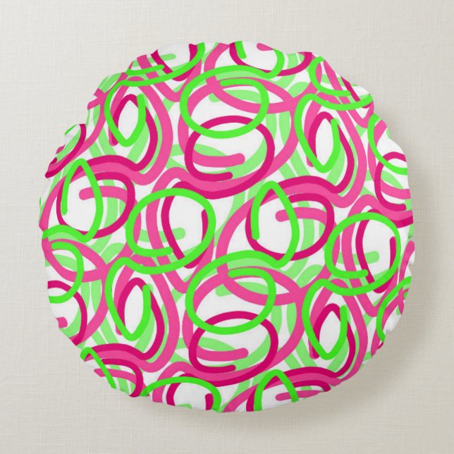 Scroll Rond Kussen (Voorkant)