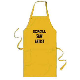 SCROLL SAW ARTIST - APRON LANG SCHORT