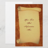 Scroll Stationery Briefpapier (Voorkant / Achterkant)