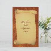 Scroll Stationery Briefpapier (Staand voorkant)