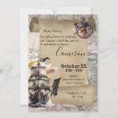 Scroll Treasure Kaart Piraten Party (Voorkant)