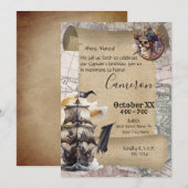 Scroll Treasure Kaart Piraten Party (Voorkant / Achterkant)