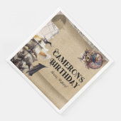 Scroll Treasure Kaart Piraten Party Servet (Hoek)