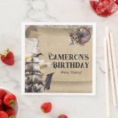 Scroll Treasure Kaart Piraten Party Servet (Insitu)