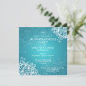  Scroll Turquoise Kaart (Staand voorkant)