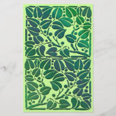 scrollen bladeren scrapbook papier (Voorkant)