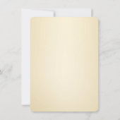  Scrollen hedendaagse Casual bruiloft Kaart (Achterkant)