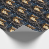  scrollen in een schatkist cadeaupapier (Hoek)