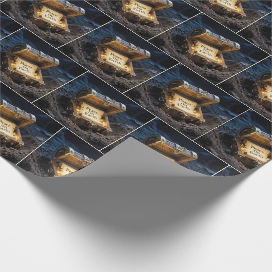  scrollen in een schatkist cadeaupapier (Hoek)