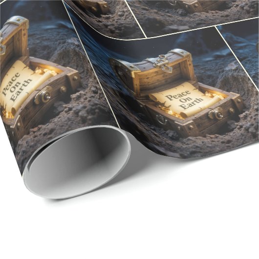  scrollen in een schatkist cadeaupapier (Rol Hoek)