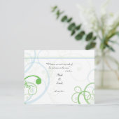 Scrollen rond 2 RSVP Kaartje (Staand voorkant)