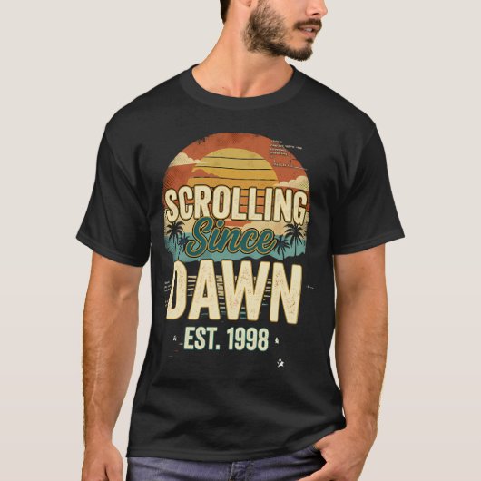 Scrollen Sinds Zonsopgang T-shirt (Voorkant)