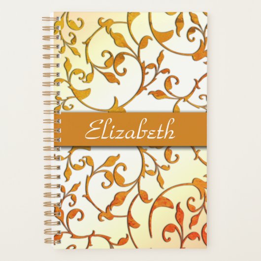 Scrollend verroest planner (Voorkant)