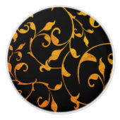Scrollende roest en zwart keramische knop (Voorkant)