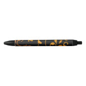 Scrollende roest en zwart zwarte inkt pen (Voorkant)