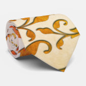 Scrollende roest stropdas (Opgerold)