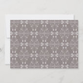 scrollrollen Wijn en Dine Thanksgiving Dinner Kaart (Achterkant)