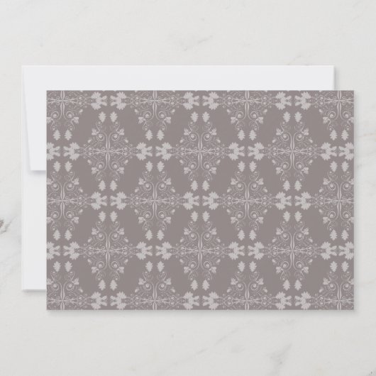  scrollrollen Wijn en Dine Thanksgiving Dinner Kaart (Achterkant)