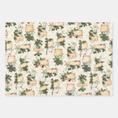 Scrolls & Groeten | Holly | Damast Inpakpapier Vel (Voorkant)