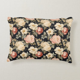 Scrolls met rozen Victoriaans stijl Accent Kussen