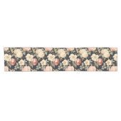 Scrolls met rozen Victoriaans stijl Korte Tafelloper (Horizontaal)