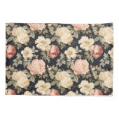 Scrolls met rozen Victoriaans stijl Kussensloop (Achterkant-Links)