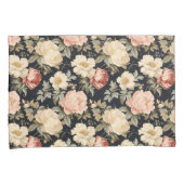 Scrolls met rozen Victoriaans stijl Kussensloop (Voorkant-Rechts)