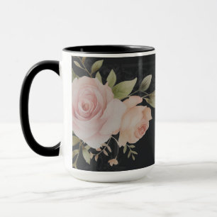 Scrolls met rozen Victoriaans stijl Mok