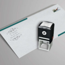  Scrollwork en Fancy Font Return-adres