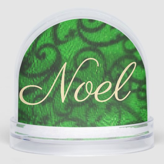 Scrollwork Green  Sneeuwbol (Voorkant)